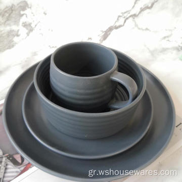 16 τεμάχια stoneware σερβίτσιο